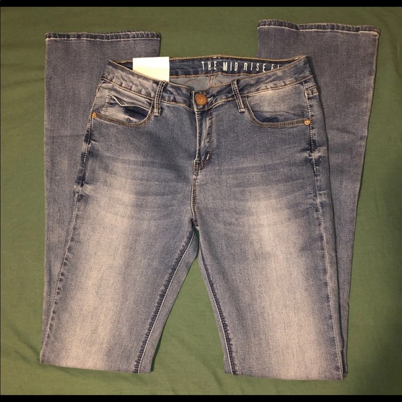 Blue Bootcut Jeans - Picture 2 of 3